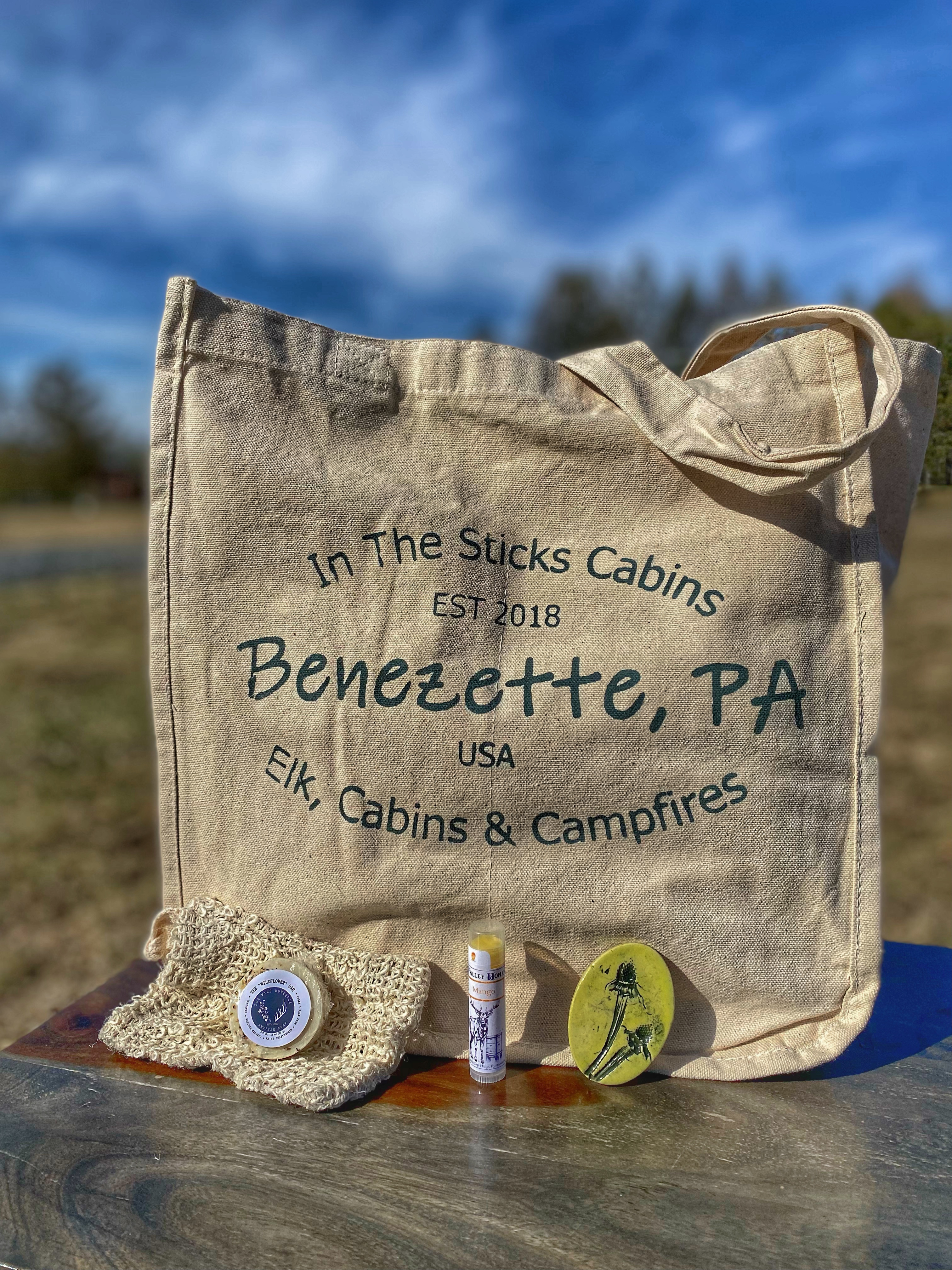 In The Sticks Cabins, Benezette, Spring Love Local Sampler